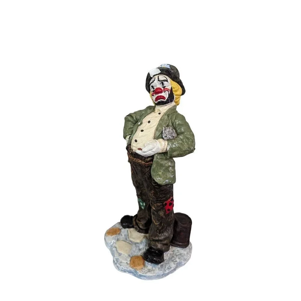 Vintage‎  Jojo Clown 1991 figurine statue hand painted 10' whimsical novelty